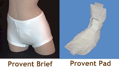 Provent Brief &amp; Pad Set for Women AM207P