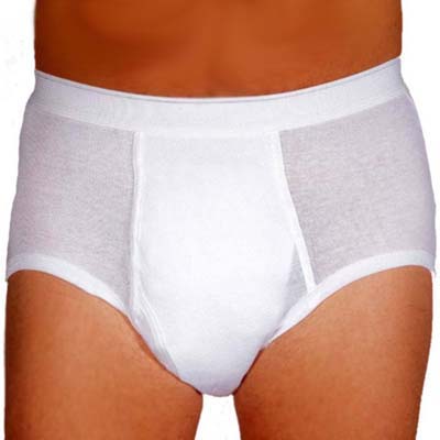 Washable  Pads  Incontinence on Washable Briefs With Built In Padding For Male Urinary Incontinence
