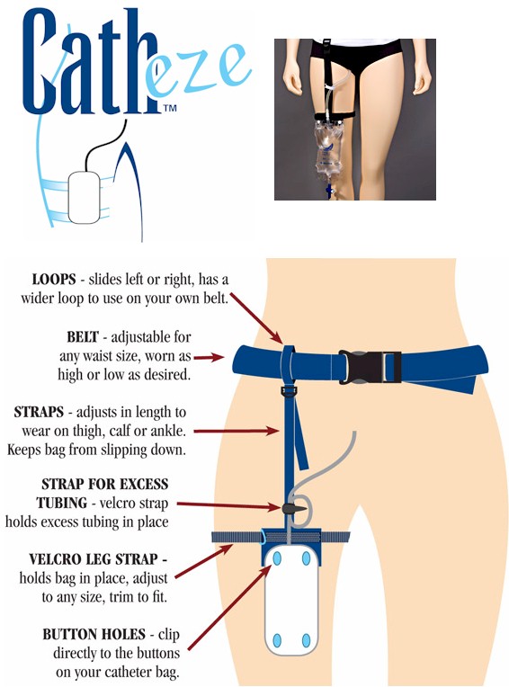 Catheze Urinary Leg Bag Holder Uroanswers Products For Catheze Urinary Leg Bag Holder