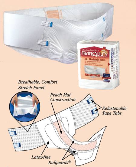 Extra Large Bariatric Disposable Briefs TQ2190
